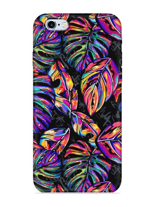 Tropical Seamless Vector Embossed Soft Silicone Case for Apple Iphone 6 Zapvi