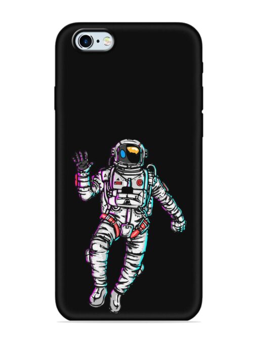 Spaceman Embossed Soft Silicone Case for Apple Iphone 6 Zapvi