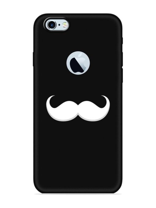 Mustache Vector Embossed Soft Silicone Case for Apple Iphone 6 (Logo Cut) Zapvi