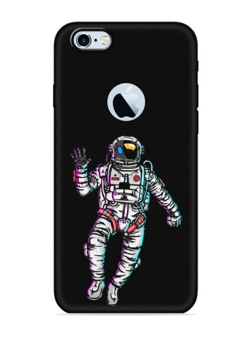 Spaceman Embossed Soft Silicone Case for Apple Iphone 6 (Logo Cut) Zapvi