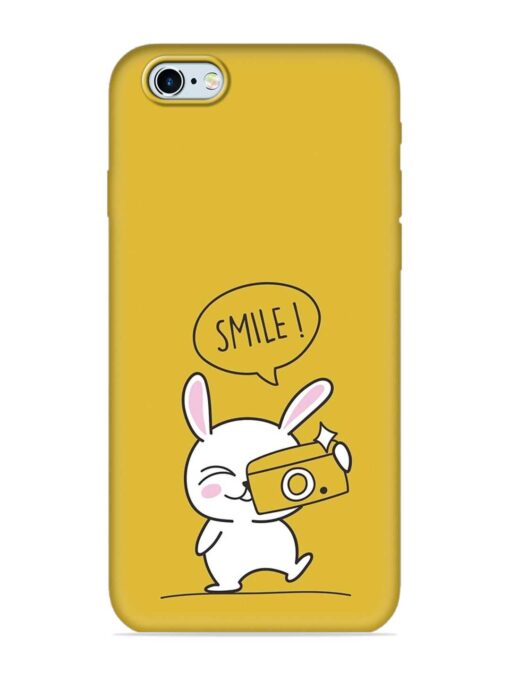 Hey Smile Please Embossed Soft Silicone Case for Apple Iphone 6 Plus Zapvi