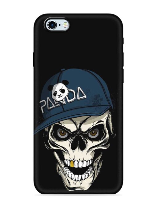 Panda Skull Embossed Soft Silicone Case for Apple Iphone 6 Plus Zapvi