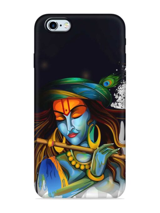 Krishna Art Embossed Soft Silicone Case for Apple Iphone 6 Plus Zapvi