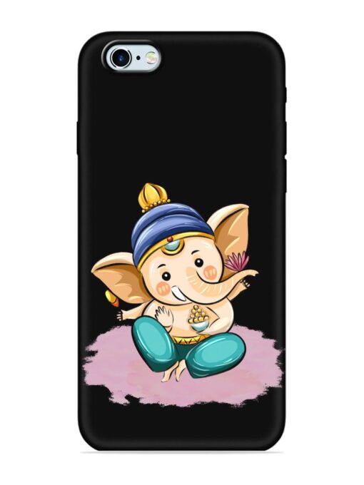 Bal Ganesh Vector Art Embossed Soft Silicone Case for Apple Iphone 6 Plus Zapvi