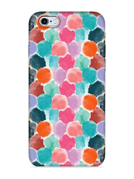 Colorful Seamless Pattern Embossed Soft Silicone Case for Apple Iphone 6 Plus Zapvi