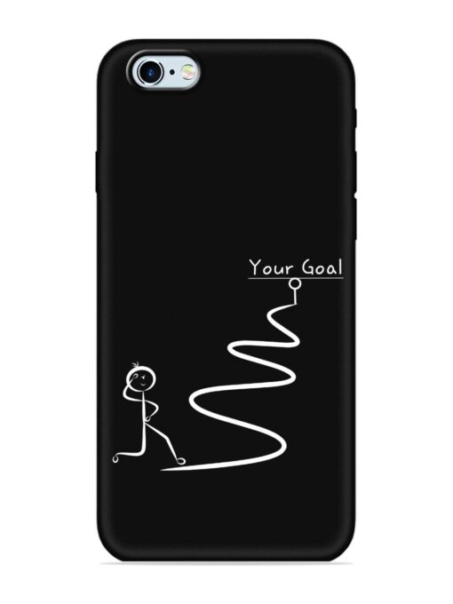 Your Goal Embossed Soft Silicone Case for Apple Iphone 6 Plus Zapvi