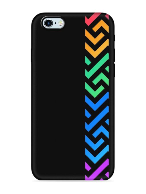 Colorshape Stripes Embossed Soft Silicone Case for Apple Iphone 6 Plus Zapvi