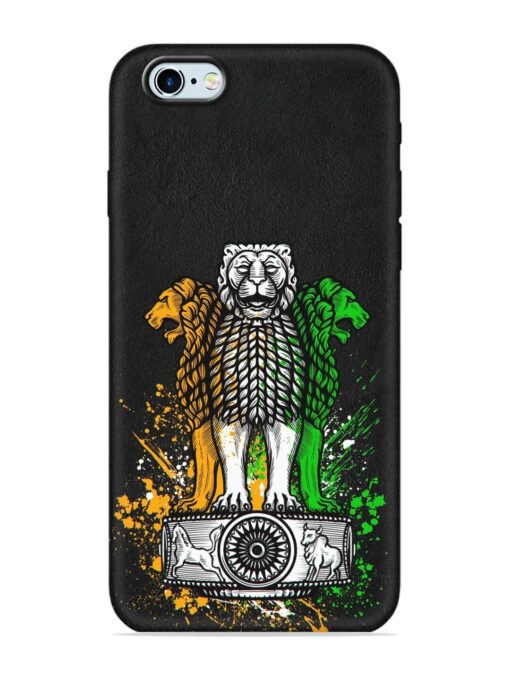 Pillars Of Ashoka Embossed Soft Silicone Case for Apple Iphone 6 Plus Zapvi