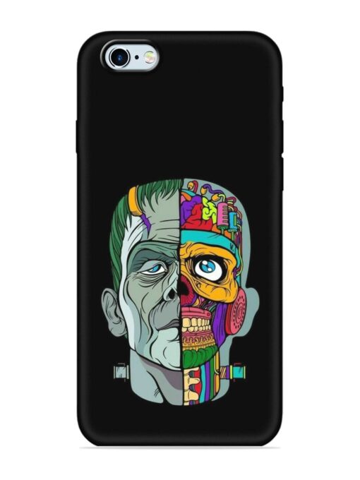 Men Vs Skull Embossed Soft Silicone Case for Apple Iphone 6S Zapvi