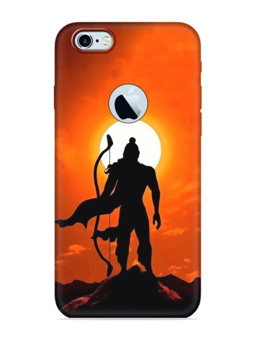 Shree Ram Embossed Soft Silicone Case for Apple Iphone 6S (Logo Cut) Zapvi