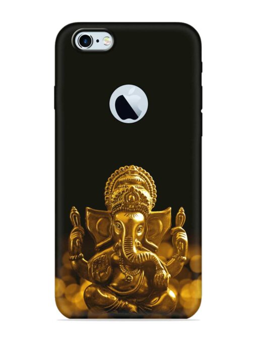 Lord Ganesha Indian Festival Embossed Soft Silicone Case for Apple Iphone 6S (Logo Cut) Zapvi