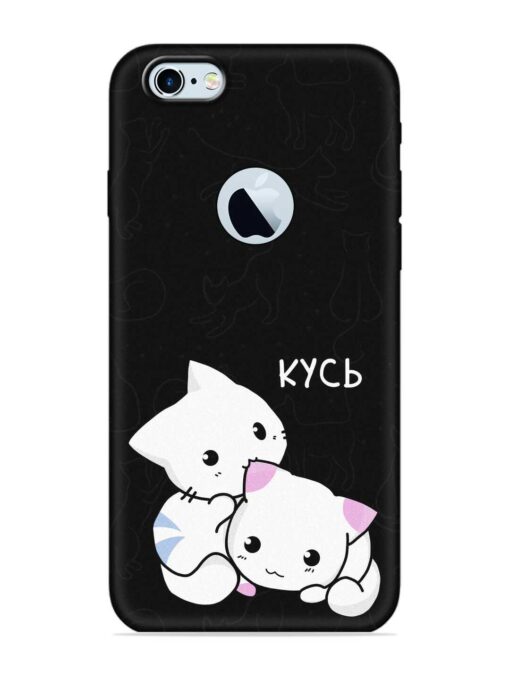 Kycb Cat Embossed Soft Silicone Case for Apple Iphone 6S (Logo Cut) Zapvi