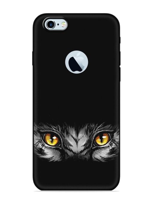 Scary Eye Embossed Soft Silicone Case for Apple Iphone 6S (Logo Cut) Zapvi