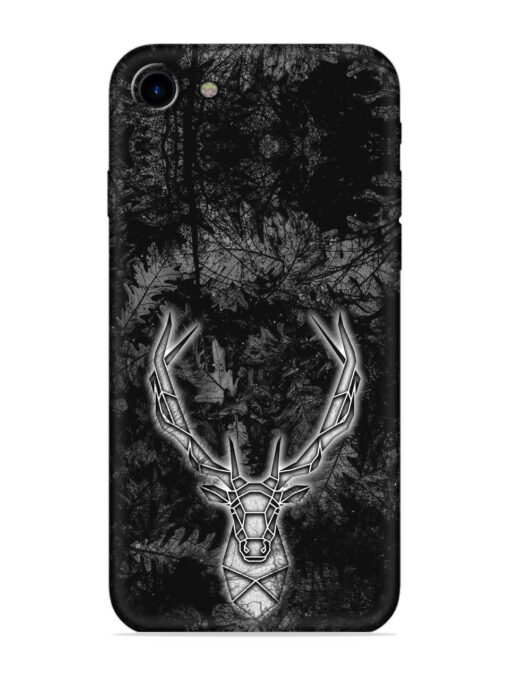 Ancient Deer Embossed Soft Silicone Case for Apple Iphone 7 Zapvi