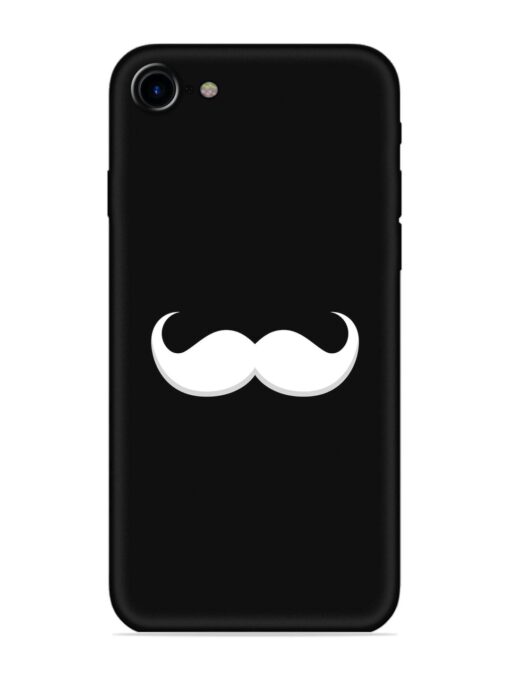 Mustache Vector Embossed Soft Silicone Case for Apple Iphone 7 Zapvi