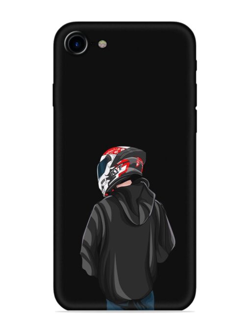 Motorcycle Rider Embossed Soft Silicone Case for Apple Iphone 7 Zapvi