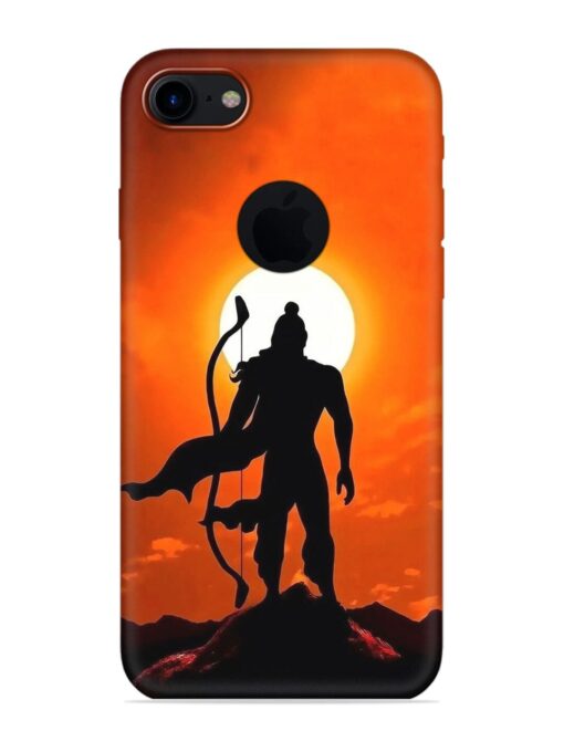 Shree Ram Embossed Soft Silicone Case for Apple Iphone 7 (Logo Cut) Zapvi