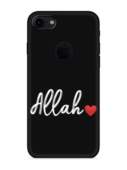 Allah Embossed Soft Silicone Case for Apple Iphone 7 (Logo Cut) Zapvi