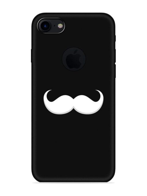 Mustache Vector Embossed Soft Silicone Case for Apple Iphone 7 (Logo Cut) Zapvi