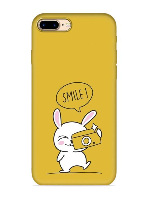 Hey Smile Please Embossed Soft Silicone Case for Apple Iphone 7 Plus Zapvi