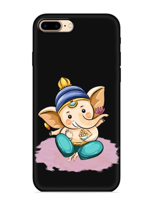 Bal Ganesh Vector Art Embossed Soft Silicone Case for Apple Iphone 7 Plus Zapvi