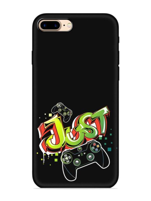 Graffiti Gamepad Illustration Embossed Soft Silicone Case for Apple Iphone 7 Plus Zapvi