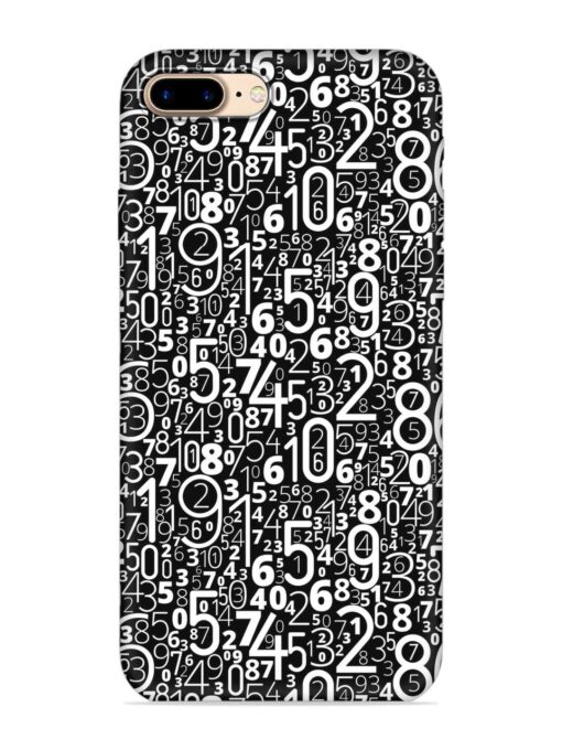 Many Numbers Different Embossed Soft Silicone Case for Apple Iphone 7 Plus Zapvi