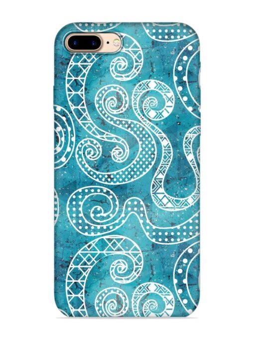 Vintage Curved Seamless Embossed Soft Silicone Case for Apple Iphone 7 Plus Zapvi