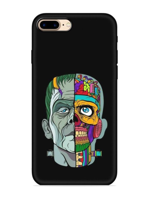 Men Vs Skull Embossed Soft Silicone Case for Apple Iphone 7 Plus Zapvi