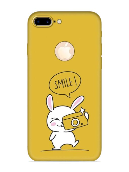 Hey Smile Please Embossed Soft Silicone Case for Apple Iphone 7 Plus (Logo Cut) Zapvi