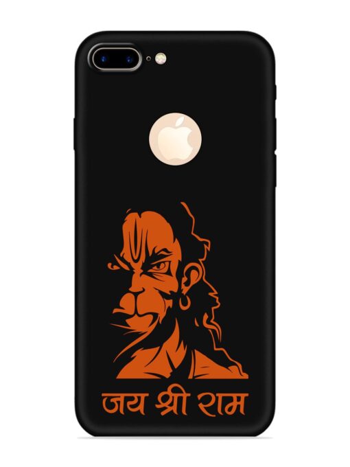 Angry Hanuman Embossed Soft Silicone Case for Apple Iphone 7 Plus (Logo Cut) Zapvi