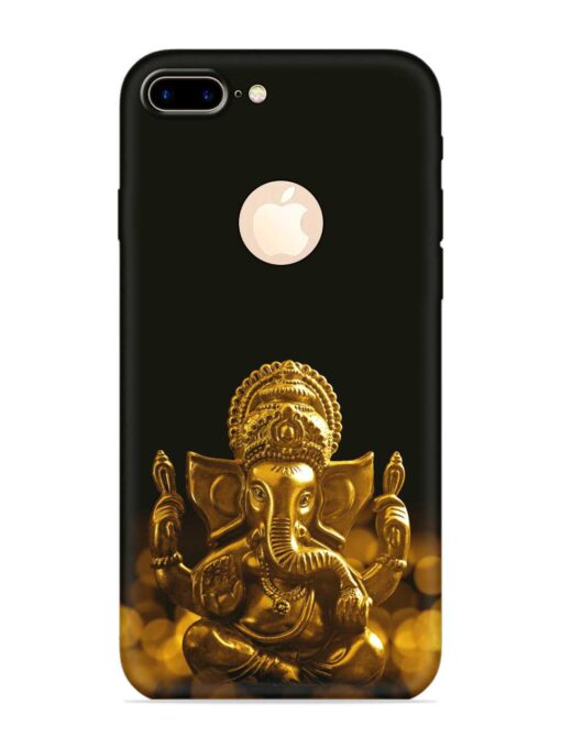 Lord Ganesha Indian Festival Embossed Soft Silicone Case for Apple Iphone 7 Plus (Logo Cut) Zapvi