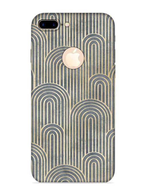 Art Deco Style Embossed Soft Silicone Case for Apple Iphone 7 Plus (Logo Cut) Zapvi