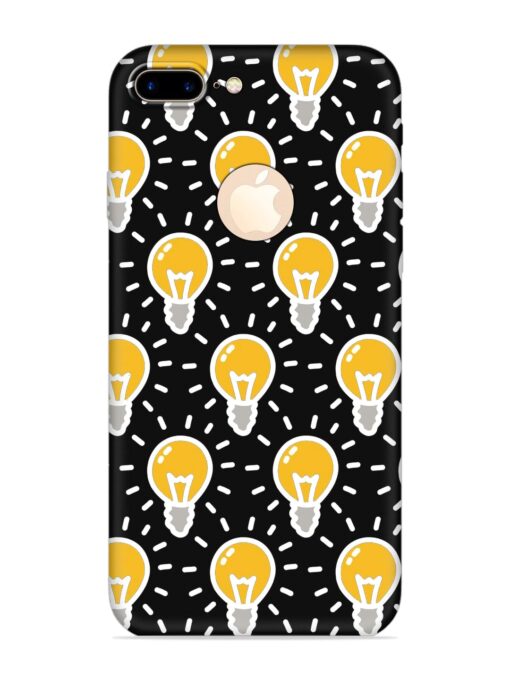 Light Bulb Seamless Embossed Soft Silicone Case for Apple Iphone 7 Plus (Logo Cut) Zapvi