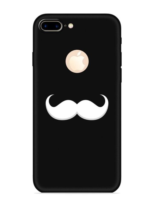 Mustache Vector Embossed Soft Silicone Case for Apple Iphone 7 Plus (Logo Cut) Zapvi