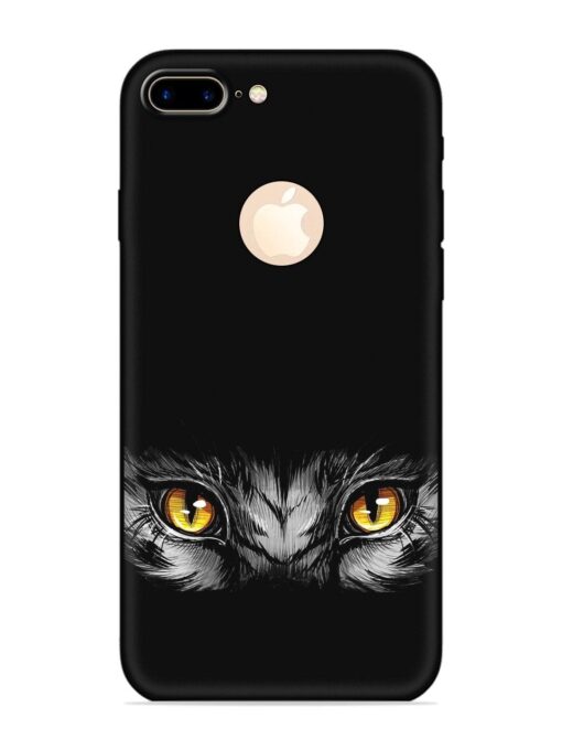 Scary Eye Embossed Soft Silicone Case for Apple Iphone 7 Plus (Logo Cut) Zapvi