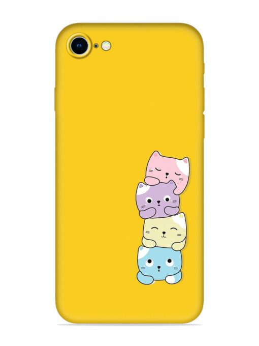 Cartoon Anime Embossed Soft Silicone Case for Apple Iphone 8 Zapvi