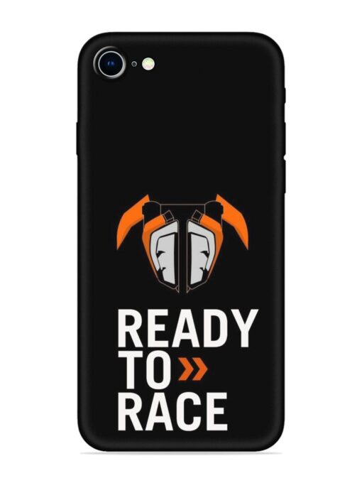 Ready To Race Embossed Soft Silicone Case for Apple Iphone 8 Zapvi