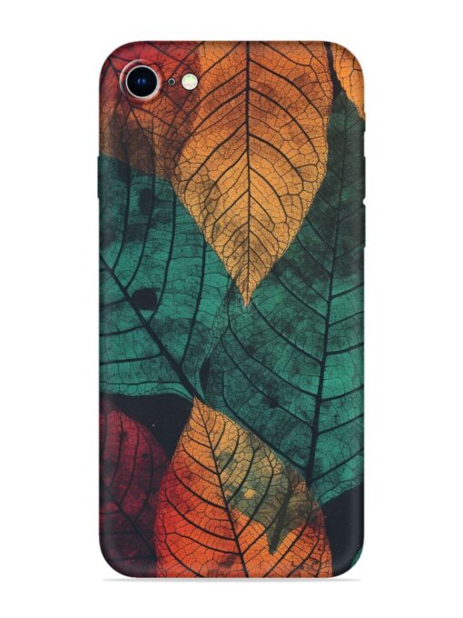 Leaves Artwork Embossed Soft Silicone Case for Apple Iphone 8 Zapvi