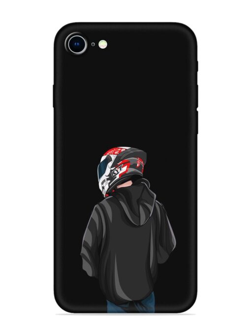 Motorcycle Rider Embossed Soft Silicone Case for Apple Iphone 8 Zapvi