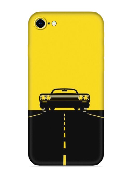 Classic Car Embossed Soft Silicone Case for Apple Iphone 8 Zapvi