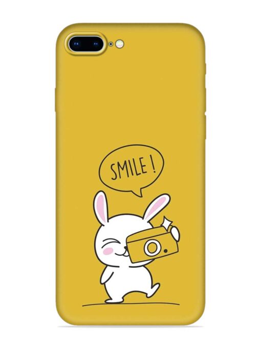 Hey Smile Please Embossed Soft Silicone Case for Apple Iphone 8 Plus Zapvi