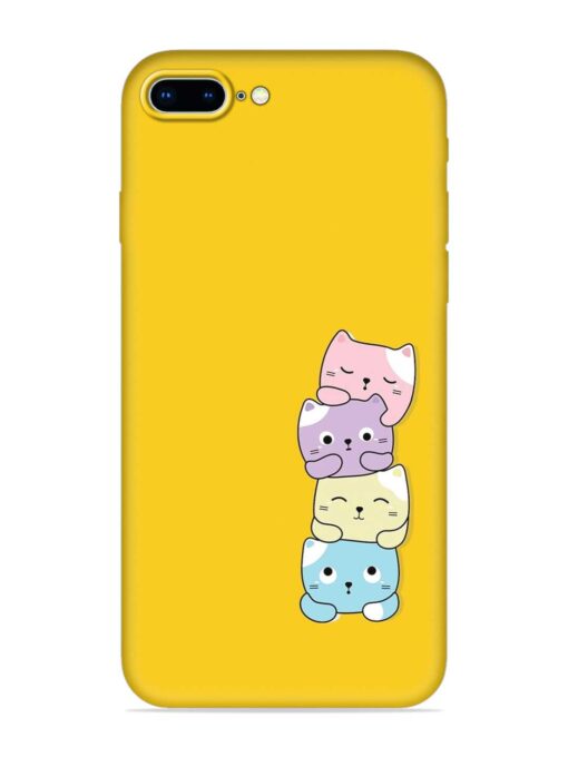 Cartoon Anime Embossed Soft Silicone Case for Apple Iphone 8 Plus Zapvi