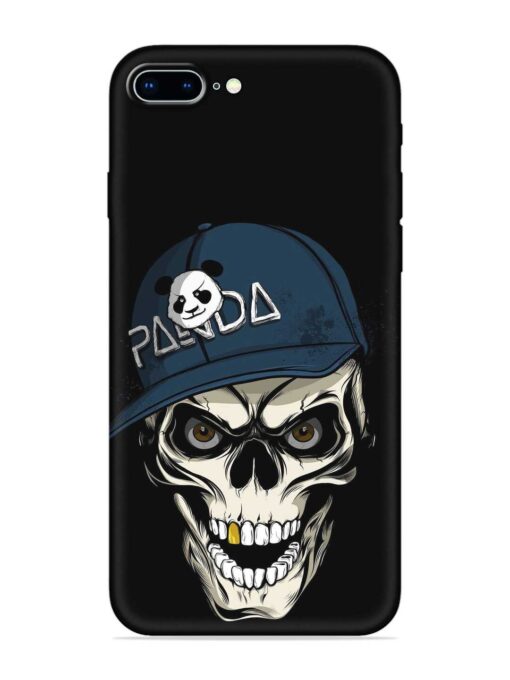 Panda Skull Embossed Soft Silicone Case for Apple Iphone 8 Plus Zapvi