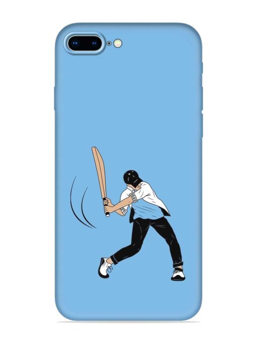 Cricket Gully Boy Embossed Soft Silicone Case for Apple Iphone 8 Plus Zapvi