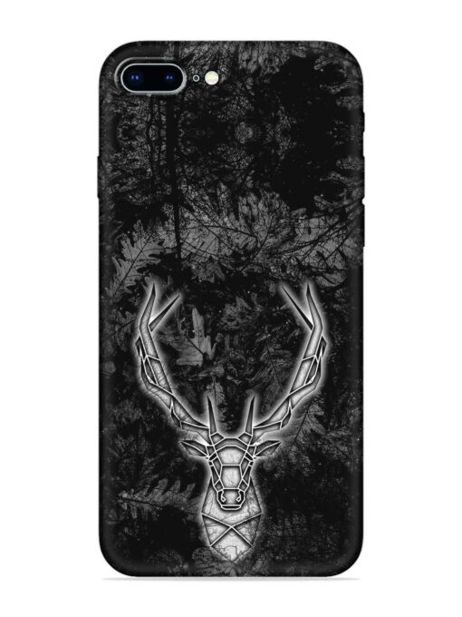 Ancient Deer Embossed Soft Silicone Case for Apple Iphone 8 Plus Zapvi