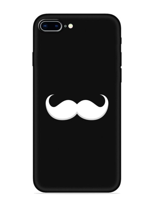 Mustache Vector Embossed Soft Silicone Case for Apple Iphone 8 Plus Zapvi