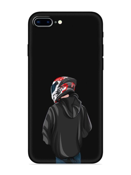 Motorcycle Rider Embossed Soft Silicone Case for Apple Iphone 8 Plus Zapvi