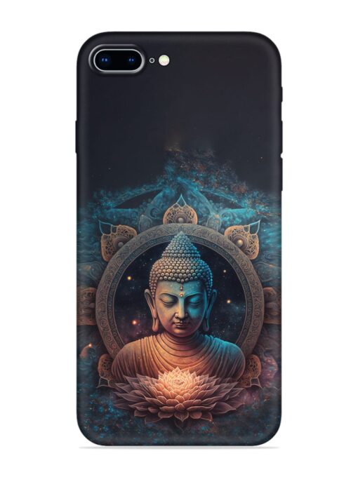 Gautam Buddha Embossed Soft Silicone Case for Apple Iphone 8 Plus Zapvi