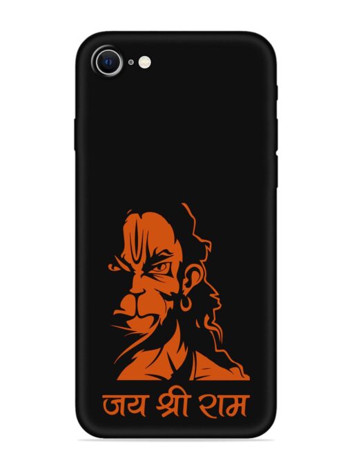 Angry Hanuman Embossed Soft Silicone Case for Apple Iphone Se (2020) Zapvi